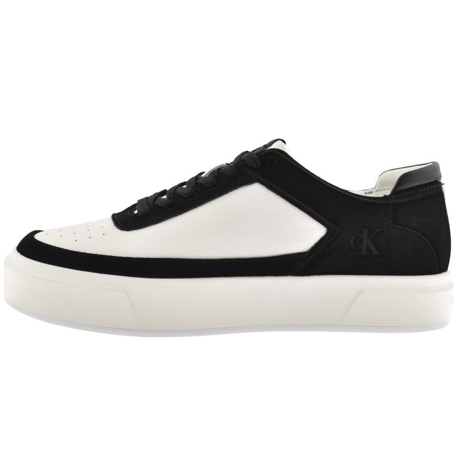 Image number 1 for Calvin Klein Basket Cupsole Trainers White