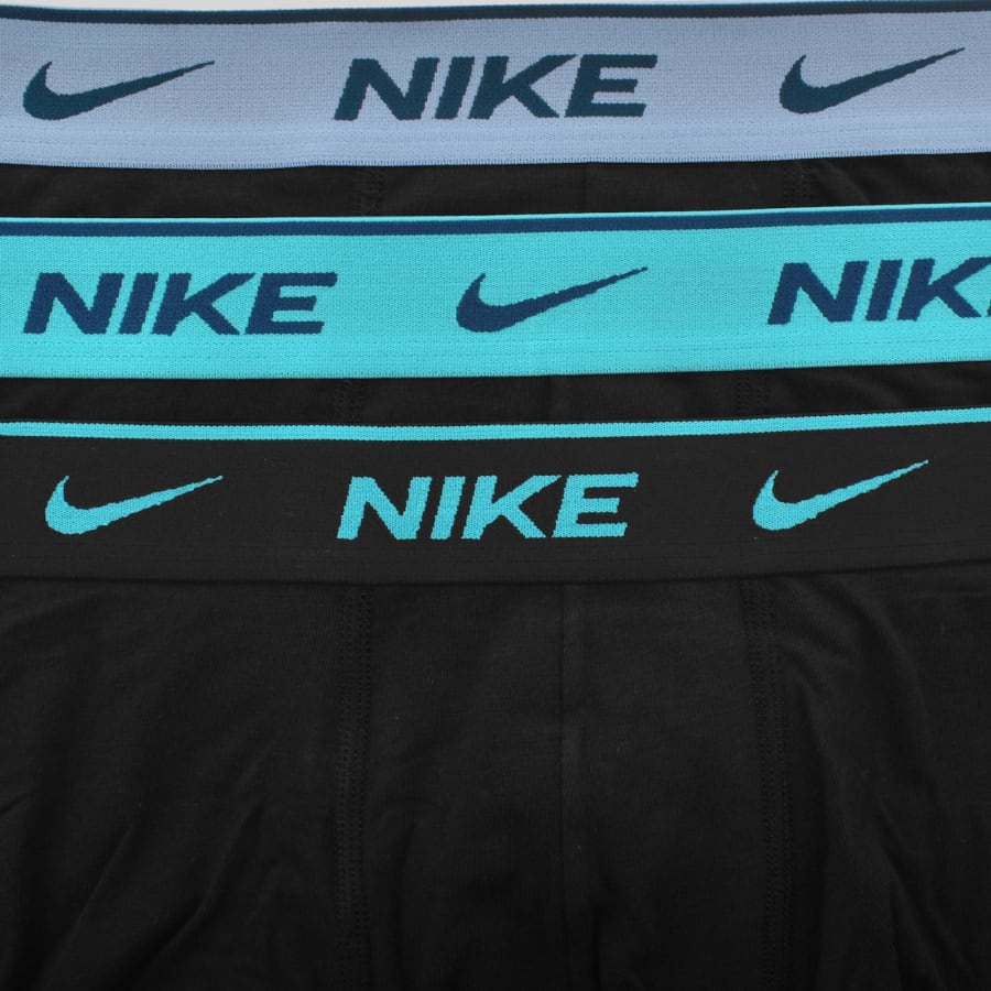 Image number 5 for Nike 3 Pack Everyday Trunks Black