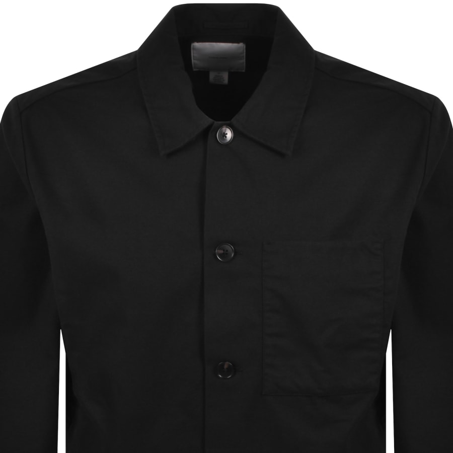 Image number 2 for Calvin Klein Twill Cotton Overshirt Black
