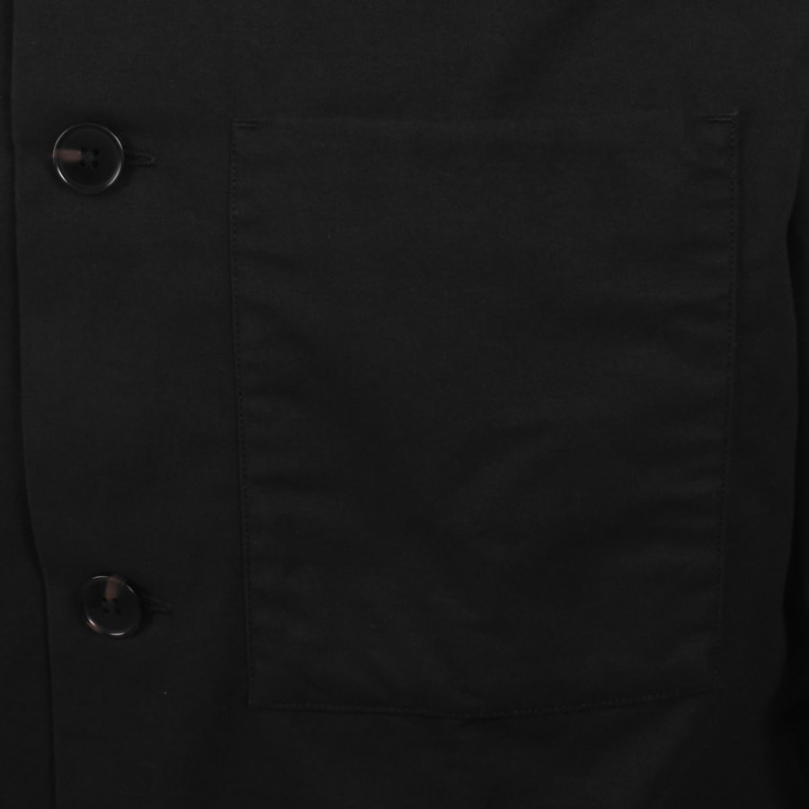 Image number 3 for Calvin Klein Twill Cotton Overshirt Black