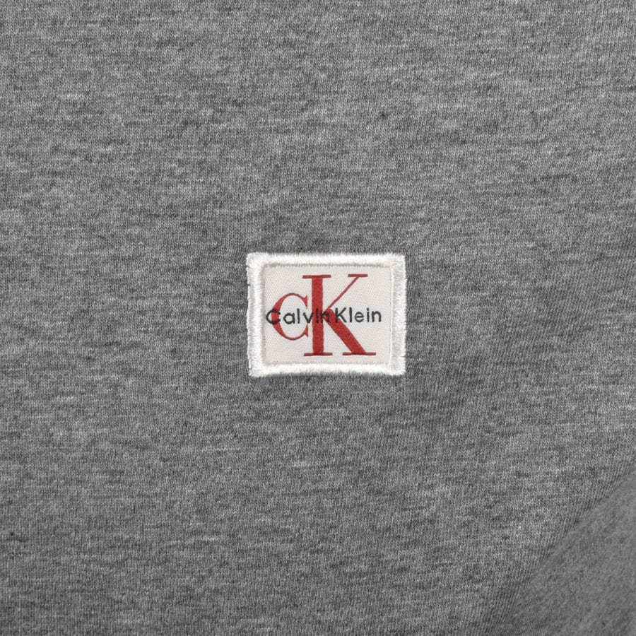 Image number 3 for Calvin Klein Jeans Badge T Shirt Grey