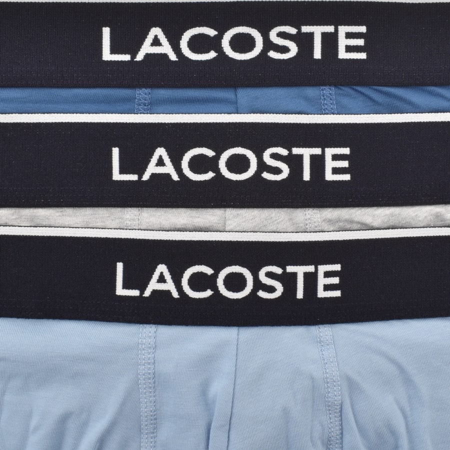 Image number 5 for Lacoste Underwear 3 Pack Trunks