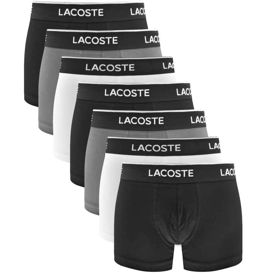 Image number 1 for Lacoste Underwear 7 Pack Trunks