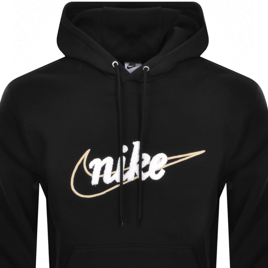 Image number 2 for Nike Tech Fleece Brushed Hoodie Black