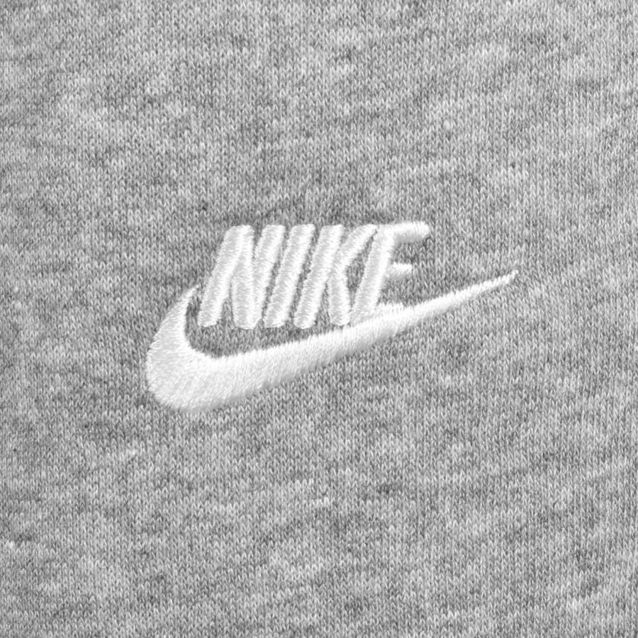 Image number 3 for Nike Open Hem Joggers Grey