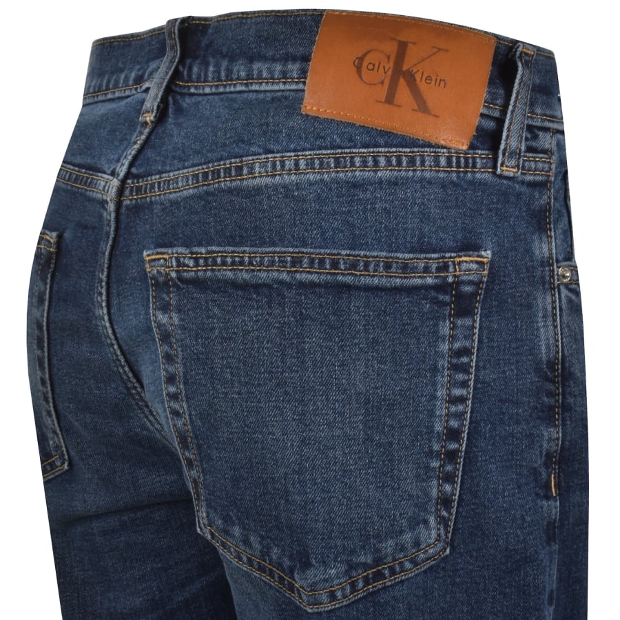 Image number 4 for Calvin Klein Jeans Straight Fit Jeans Blue