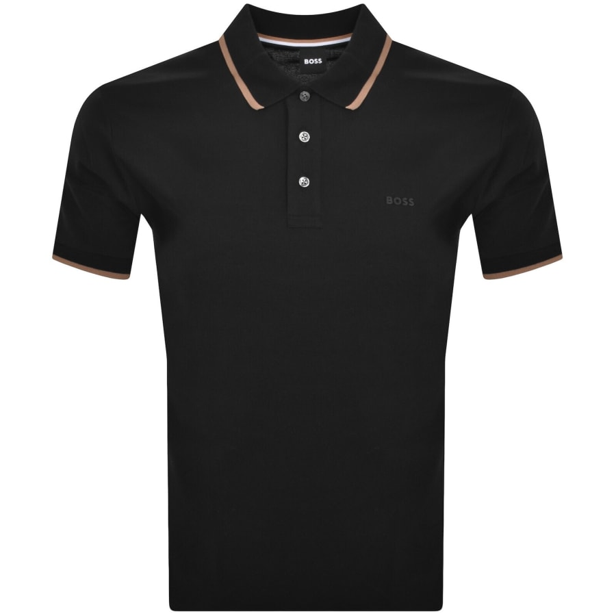 Image number 1 for BOSS Parlay 190 Polo T Shirt Black