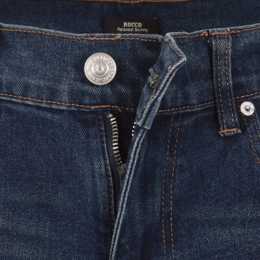 Image number 5 for True Religion Rocco Flap Skinny Jeans Blue
