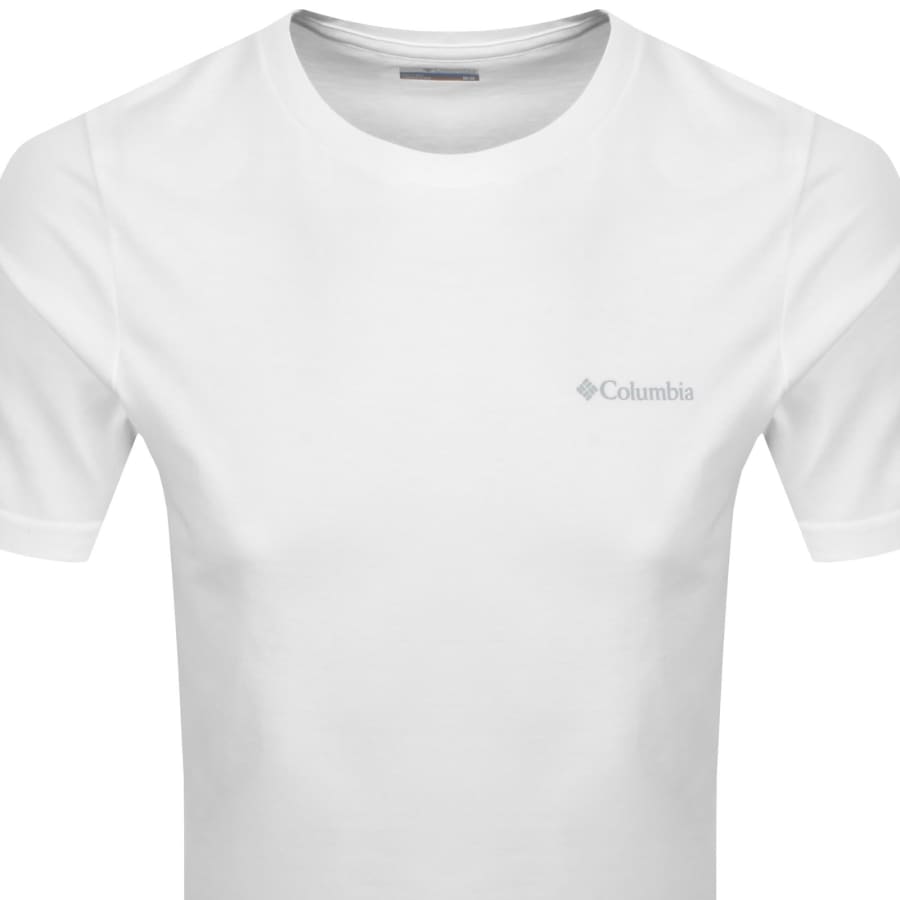 Image number 3 for Columbia Rapid Ridge Back Graphic T Shirt White