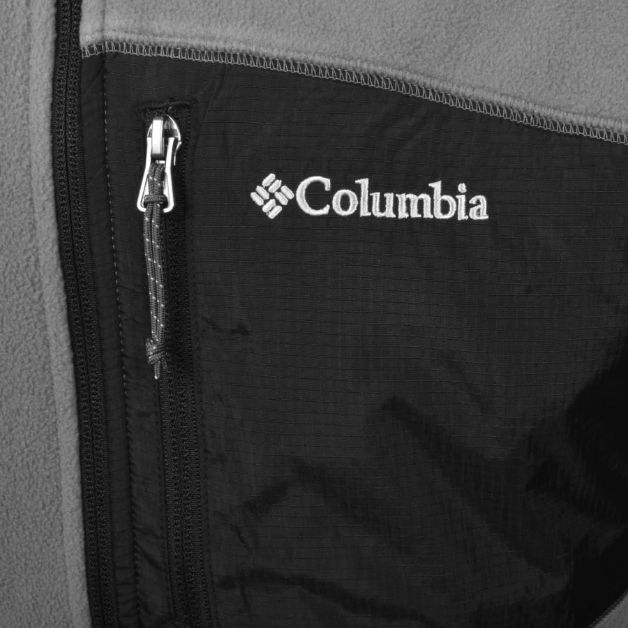 Image number 3 for Columbia Fast Trek Full Zip Fleece Grey