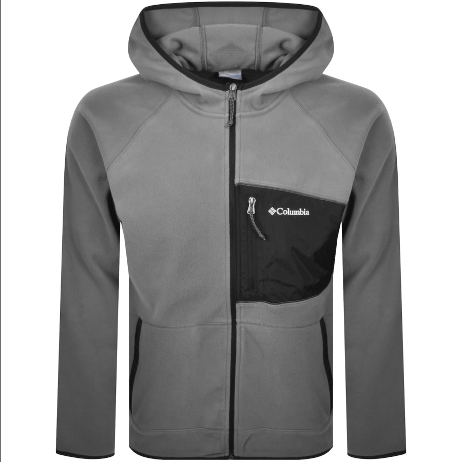 Image number 1 for Columbia Fast Trek Full Zip Fleece Grey