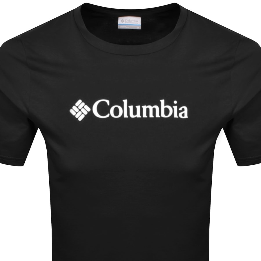 Image number 2 for Columbia Basic Logo T Shirt Black