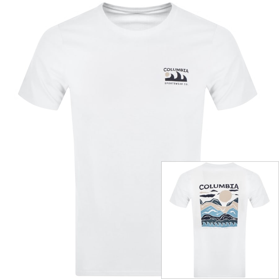 Image number 1 for Columbia Explorers Canyon T Shirt White