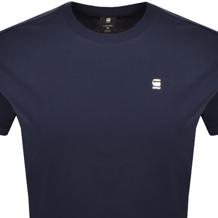 Image number 2 for G-Star Lash Logo T Shirt Sartho Blue