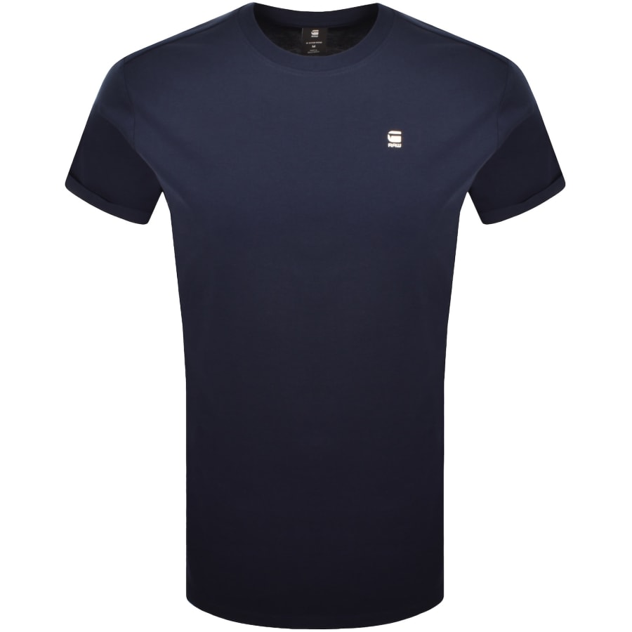 Image number 1 for G-Star Lash Logo T Shirt Sartho Blue