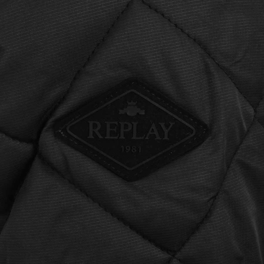 Image number 4 for Replay Padded Jacket Black
