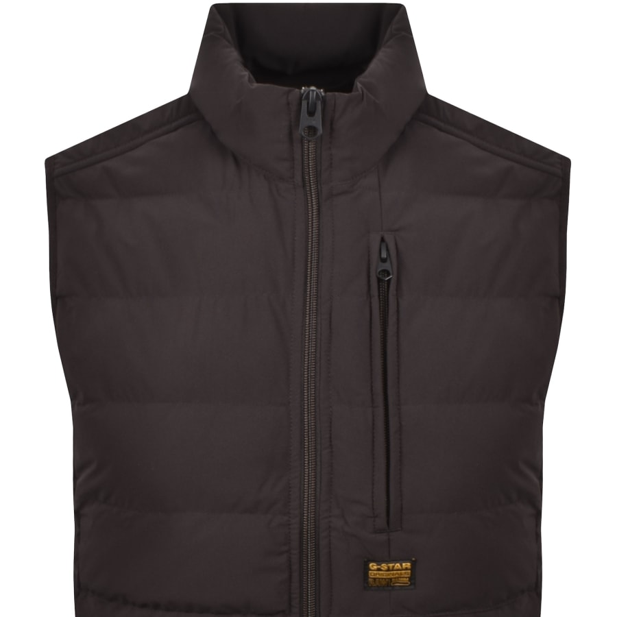 Image number 2 for G-Star Foundation Liner Gilet Brown