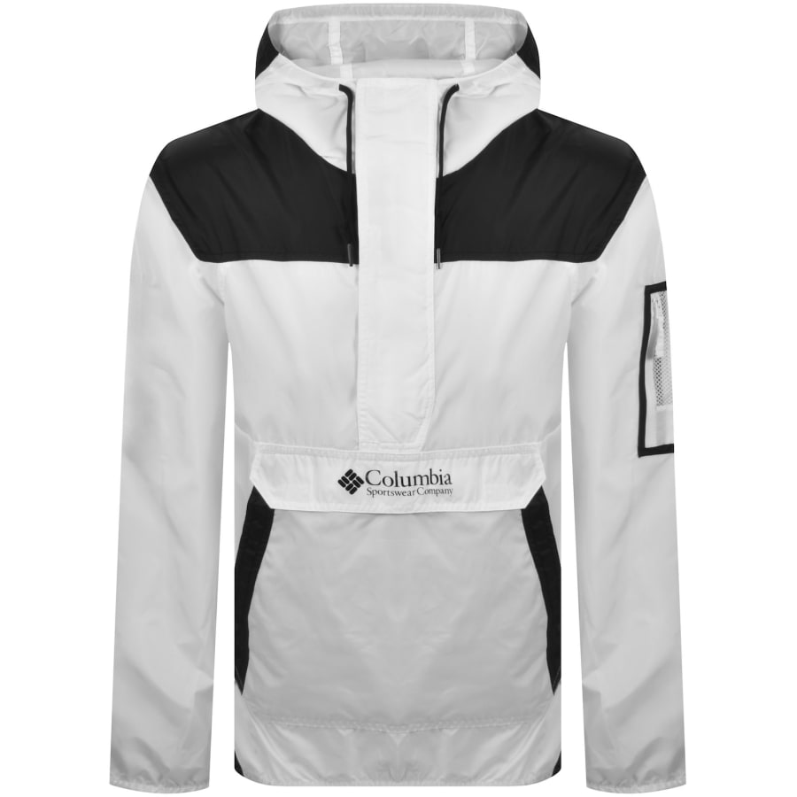 Image number 1 for Columbia Challenger Windbreaker Jacket White