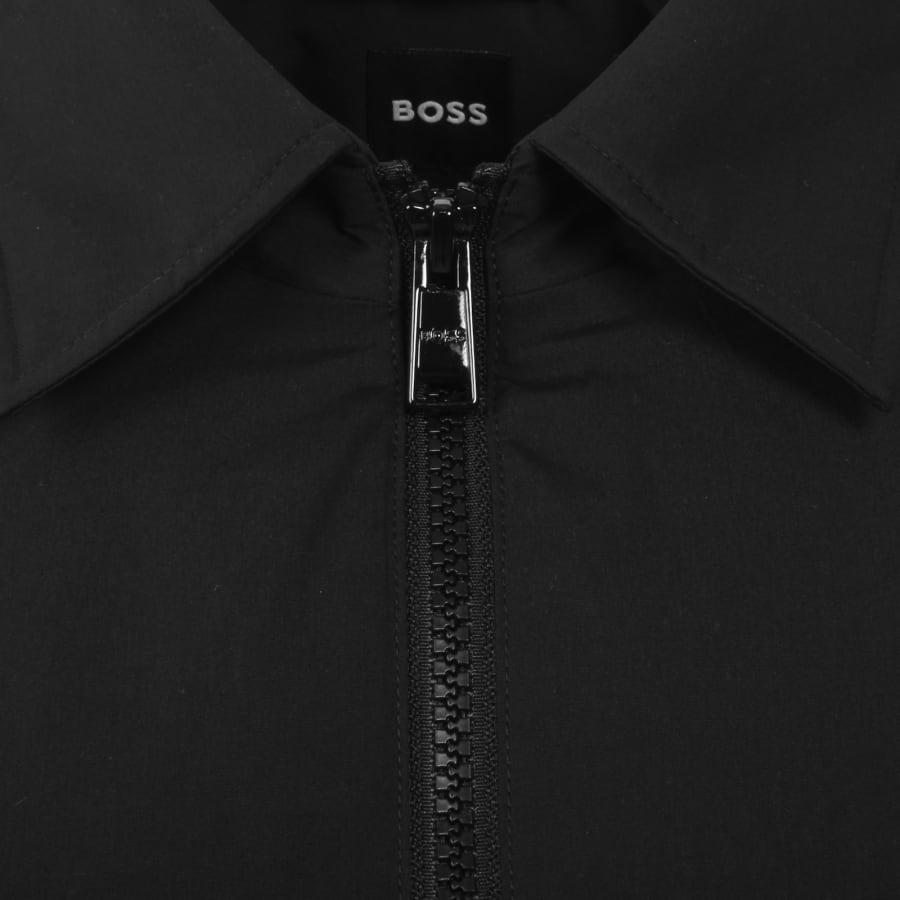 Image number 3 for BOSS Luke Padded Overshirt Black