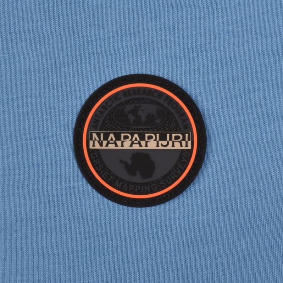 Image number 3 for Napapijri E Badge Polo T Shirt Blue