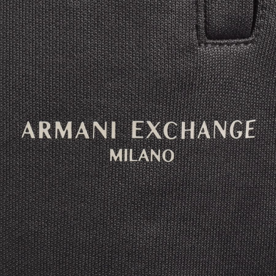 Image number 4 for Armani Exchange Contrast Piping Joggers Grey