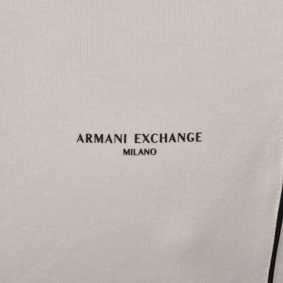 Image number 3 for Armani Exchange Full Zip Sweatshirt Off White
