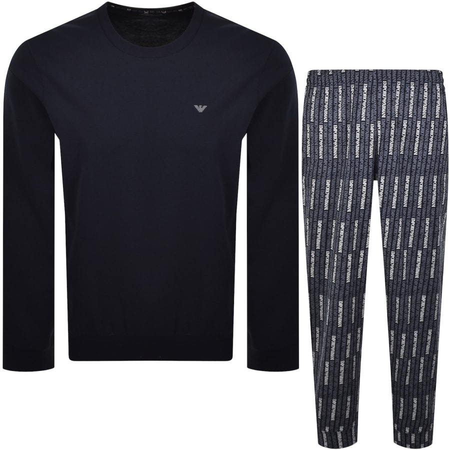 Image number 1 for Emporio Armani Loungewear Set Navy