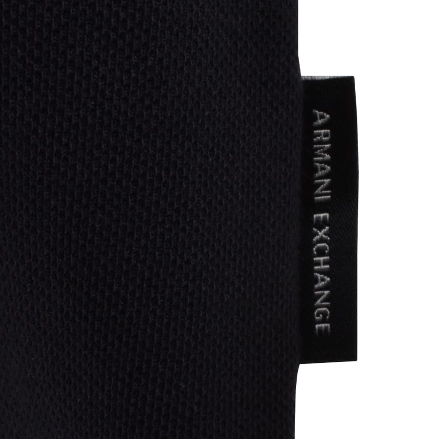 Image number 5 for Armani Exchange Tipped Polo T Shirt Navy
