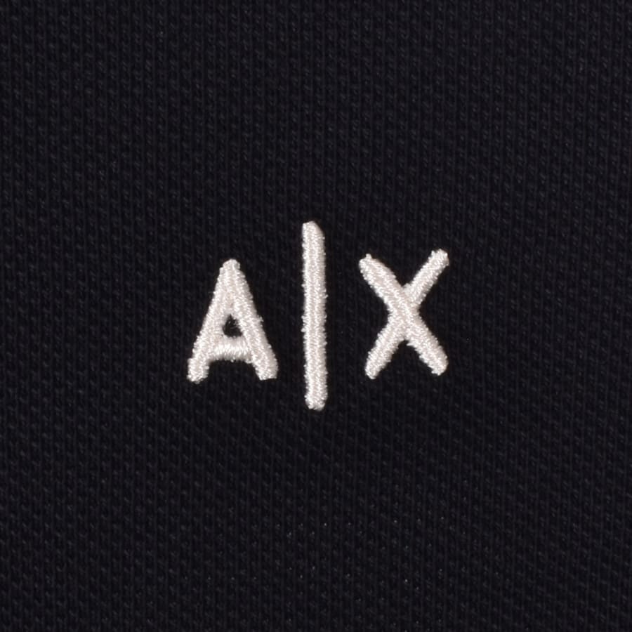 Image number 2 for Armani Exchange Slim Fit Polo T Shirt Navy
