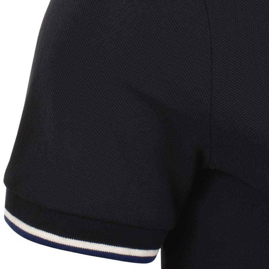 Image number 3 for Armani Exchange Slim Fit Polo T Shirt Navy