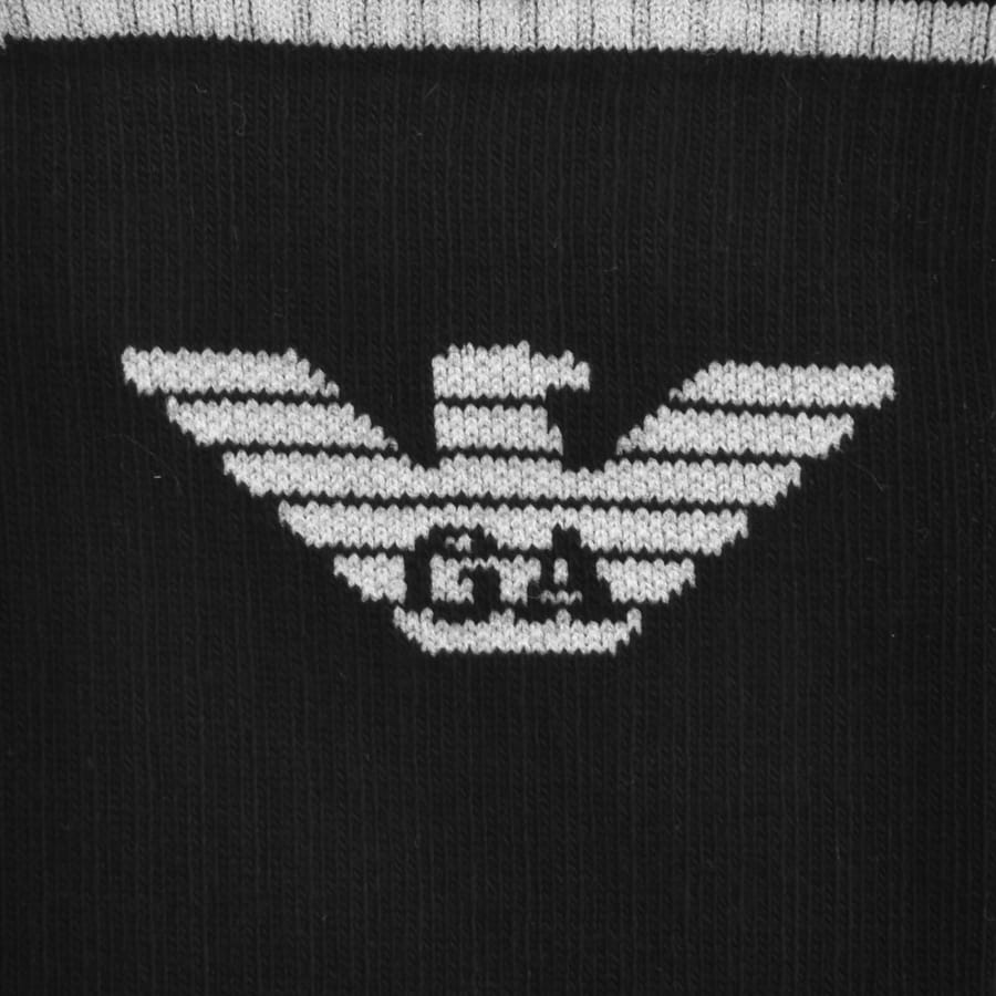 Image number 3 for Emporio Armani 3 Pack Socks Black
