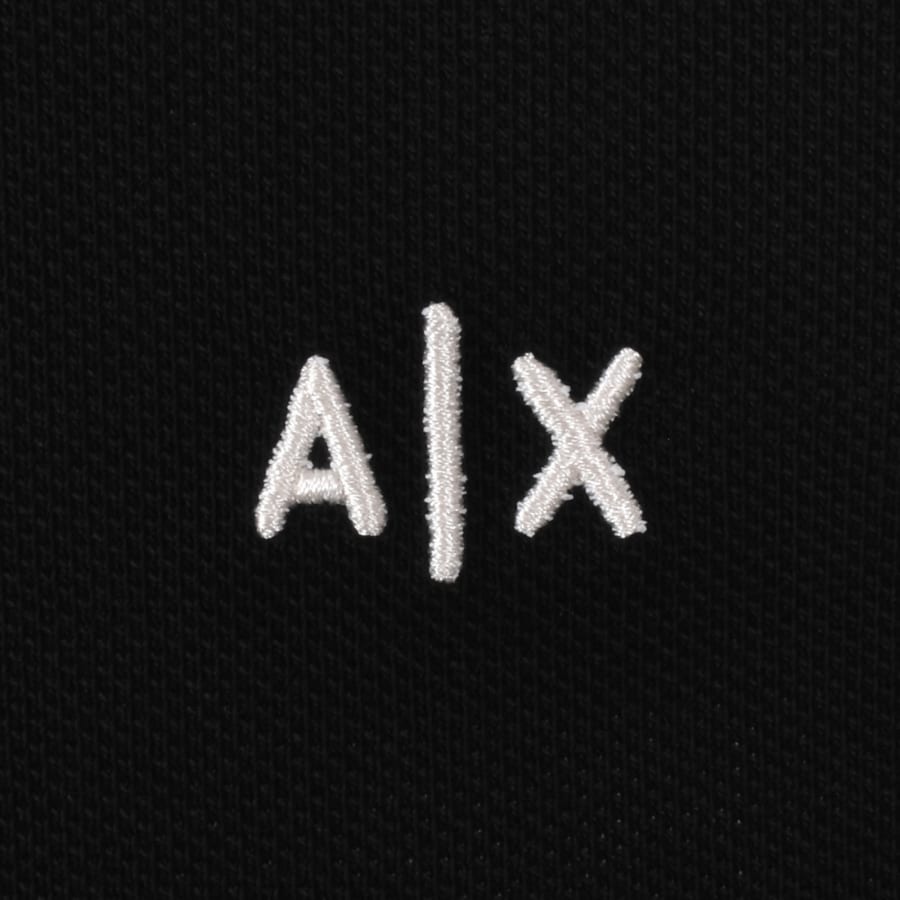 Image number 2 for Armani Exchange Slim Fit Polo T Shirt Black