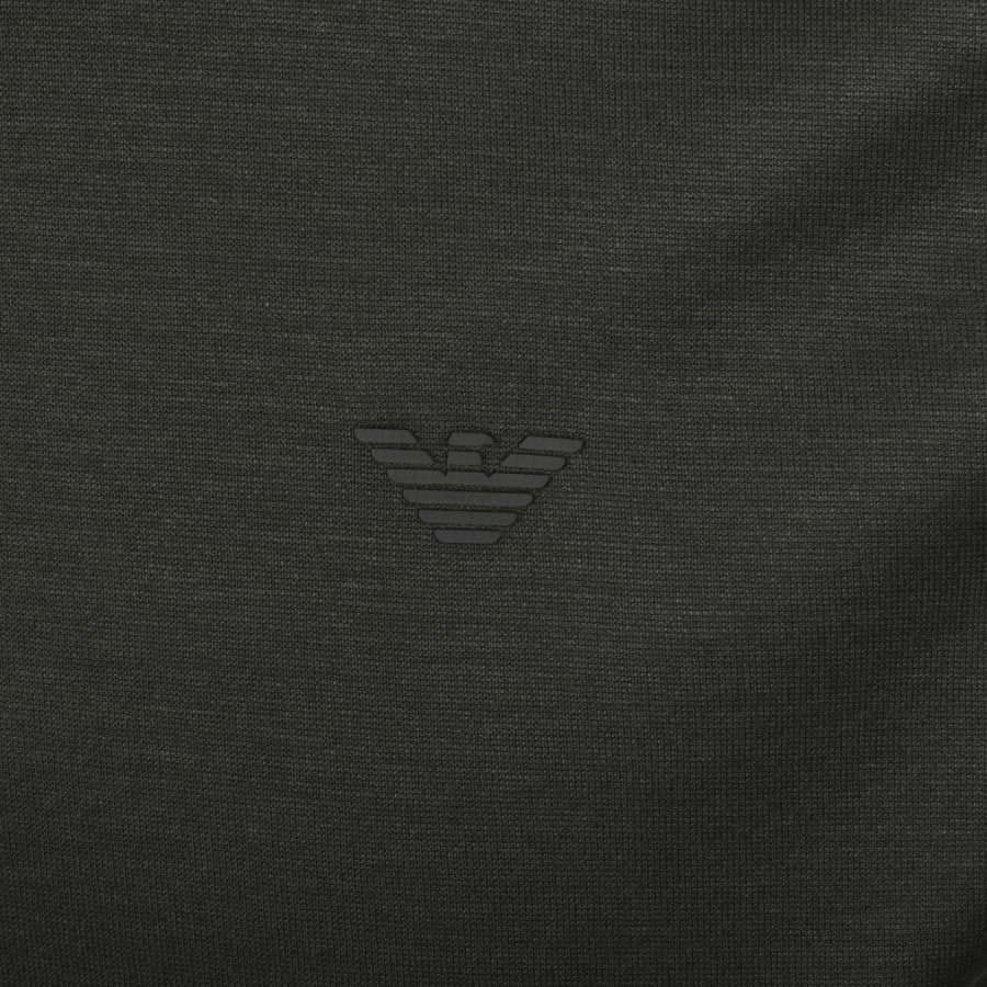 Image number 3 for Emporio Armani Long Sleeved Polo T Shirt Green