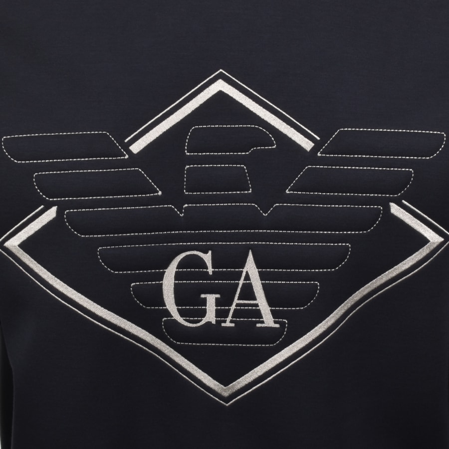 Image number 3 for Emporio Armani Loungewear Hoodie Navy