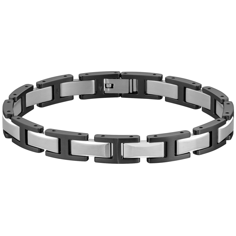 Image number 2 for BOSS Metal Link Bracelet Black