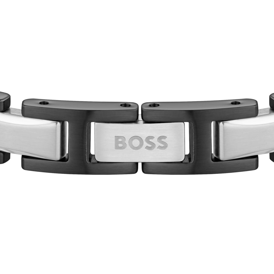 Image number 3 for BOSS Metal Link Bracelet Black