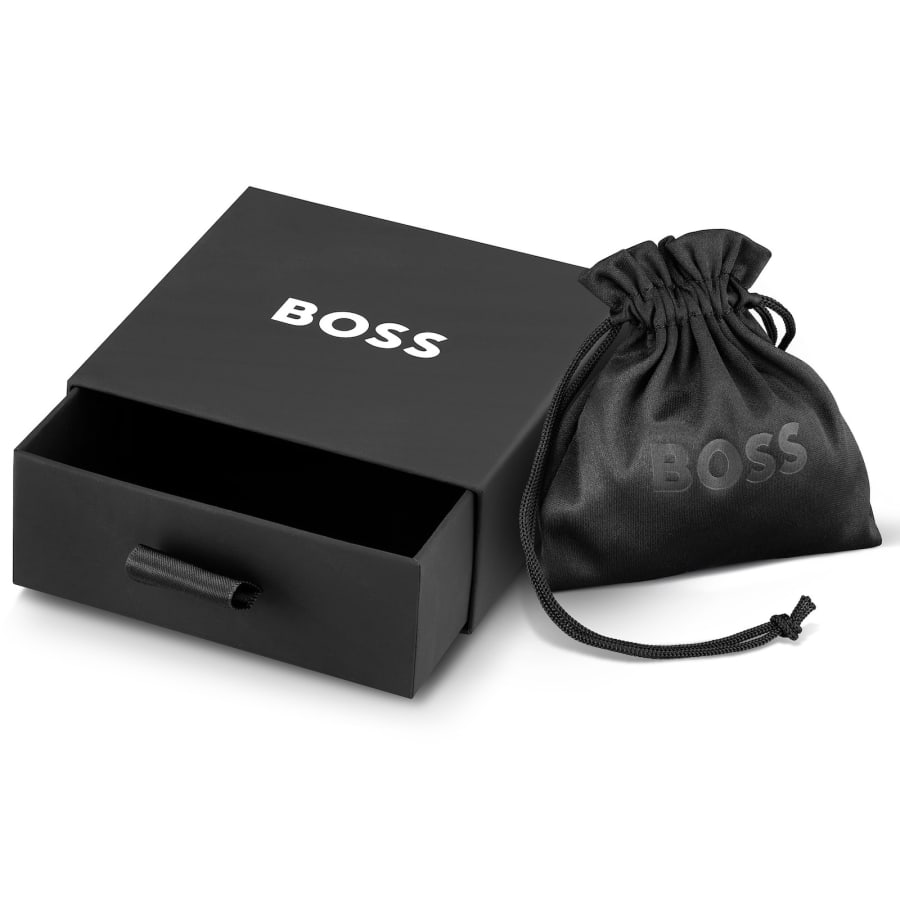 Image number 5 for BOSS Metal Link Bracelet Black