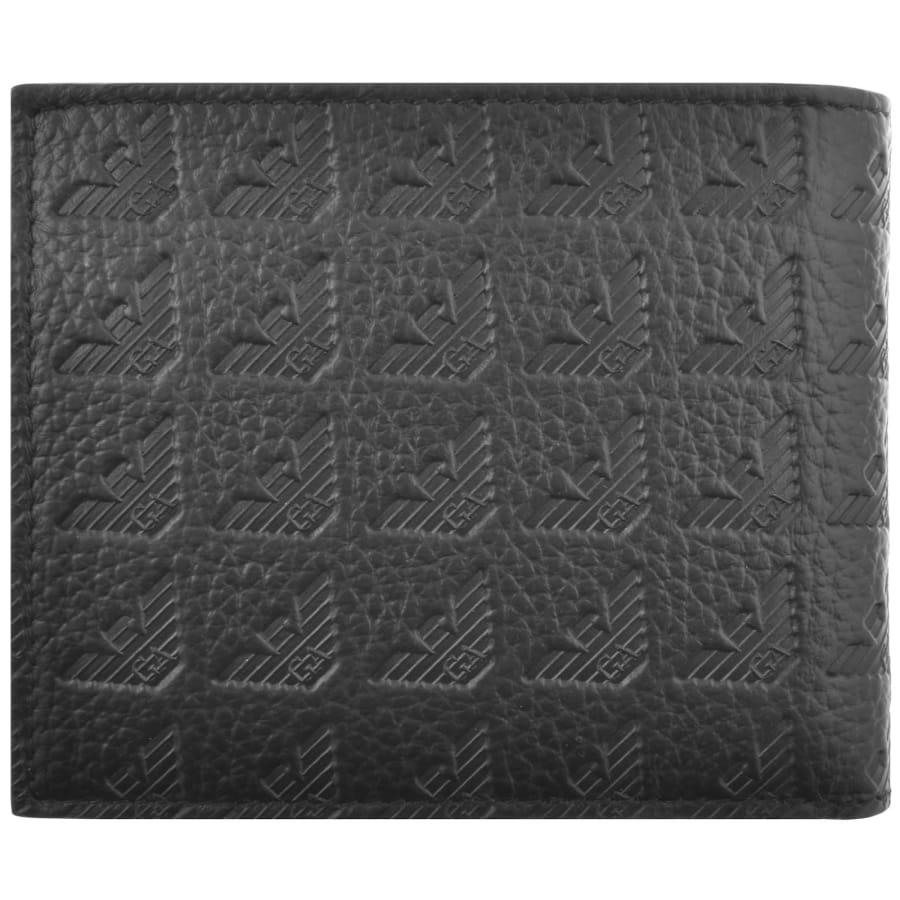 Image number 3 for Emporio Armani Leather Bifold Wallet Black