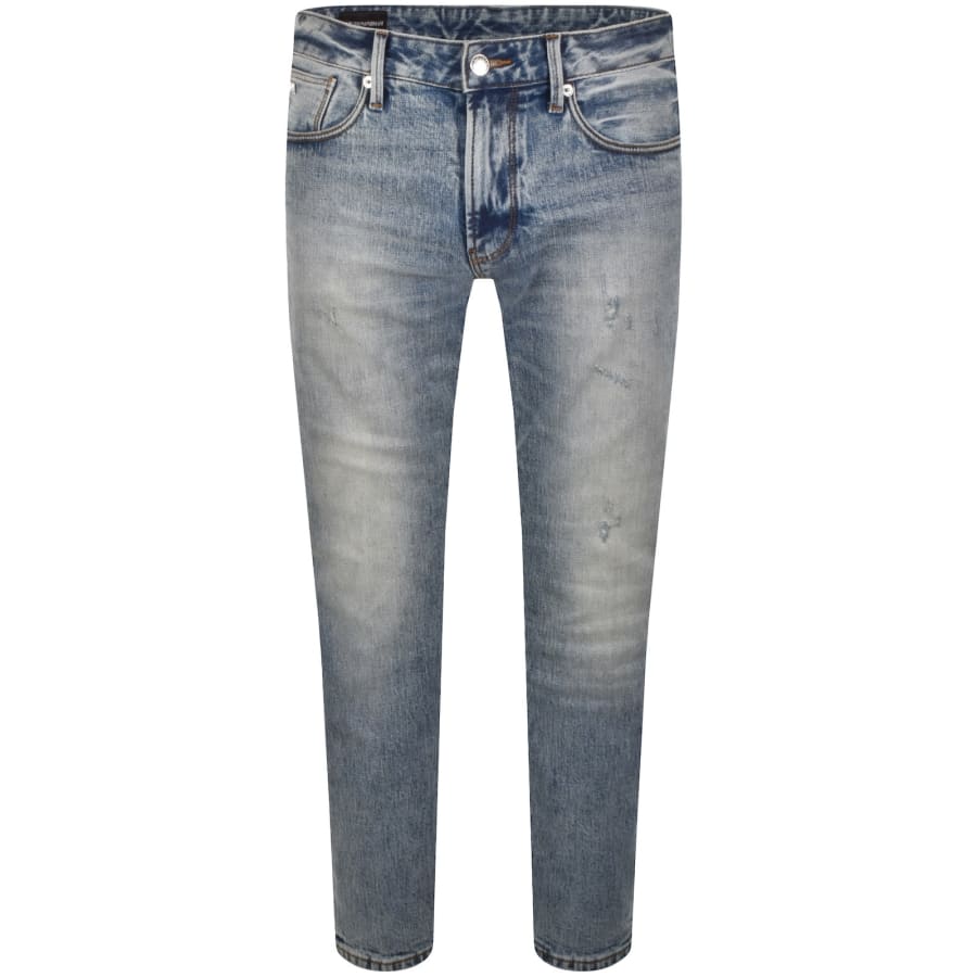 Image number 2 for Emporio Armani J06 Slim Fit Jeans Blue