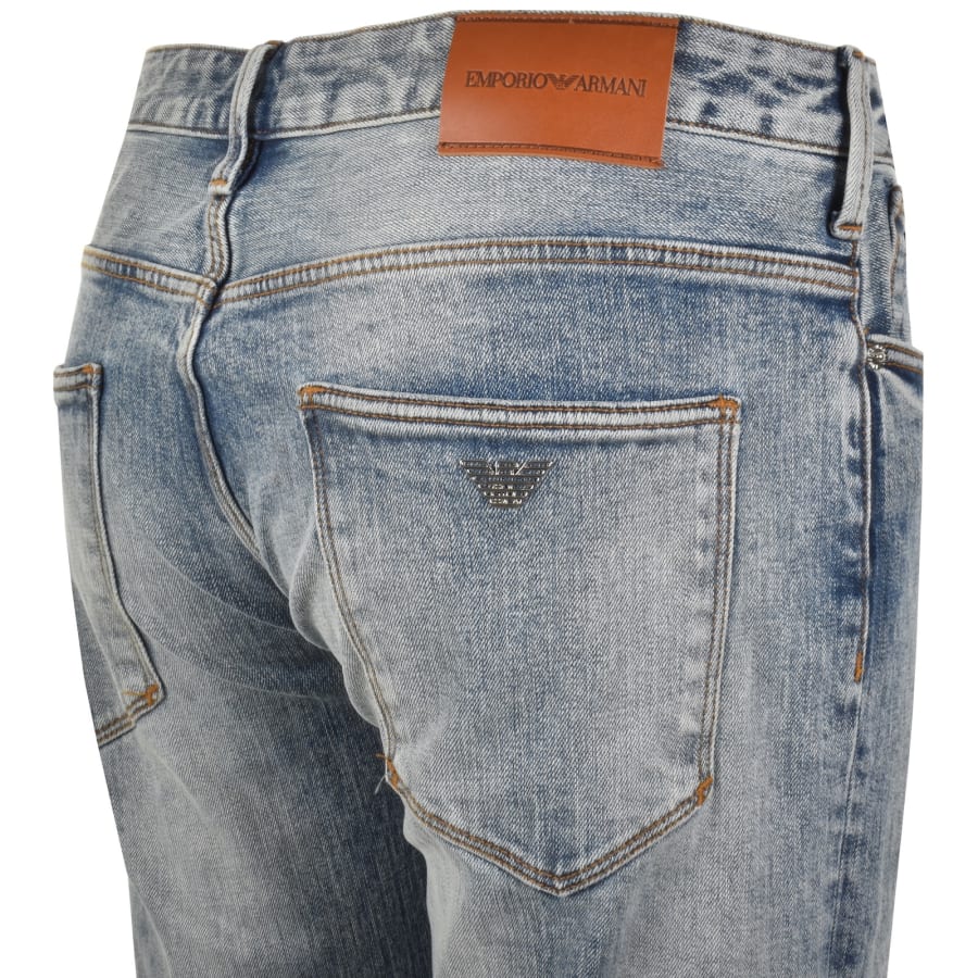 Image number 4 for Emporio Armani J06 Slim Fit Jeans Blue