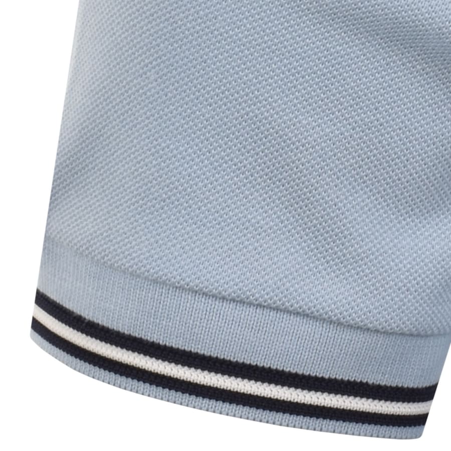 Image number 5 for Lacoste Tipped Polo T Shirt Blue