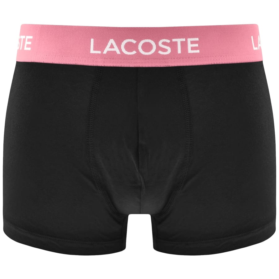 Image number 2 for Lacoste Underwear 5 Pack Trunks Black