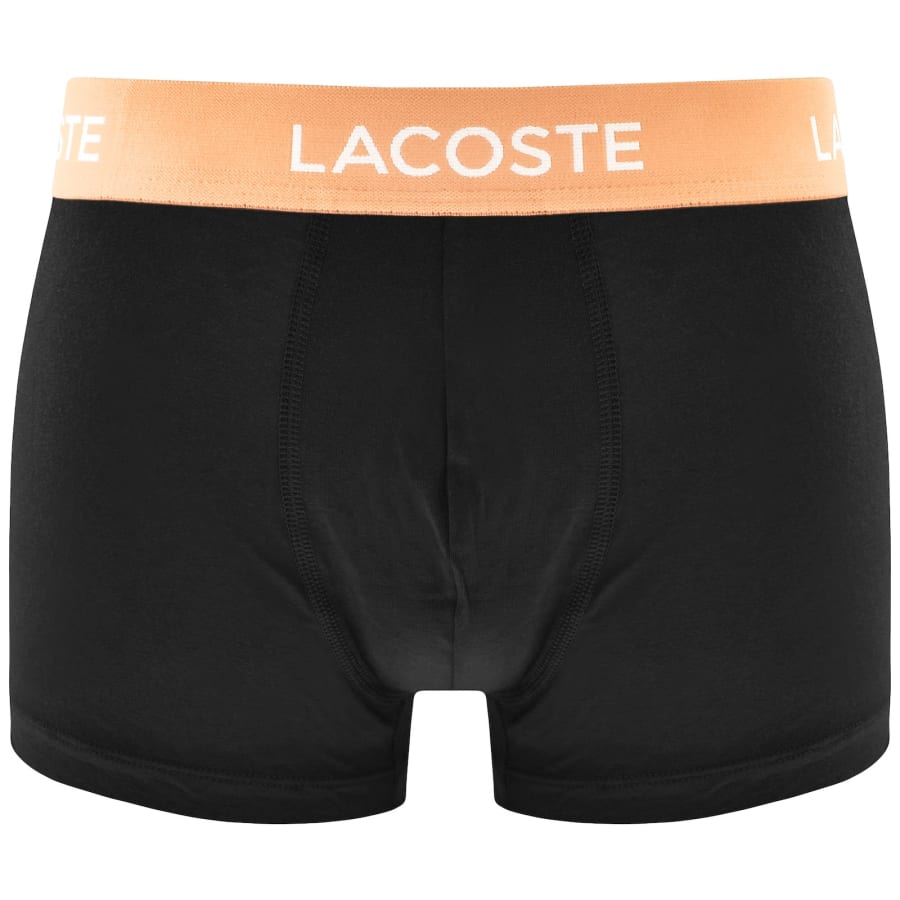 Image number 3 for Lacoste Underwear 5 Pack Trunks Black