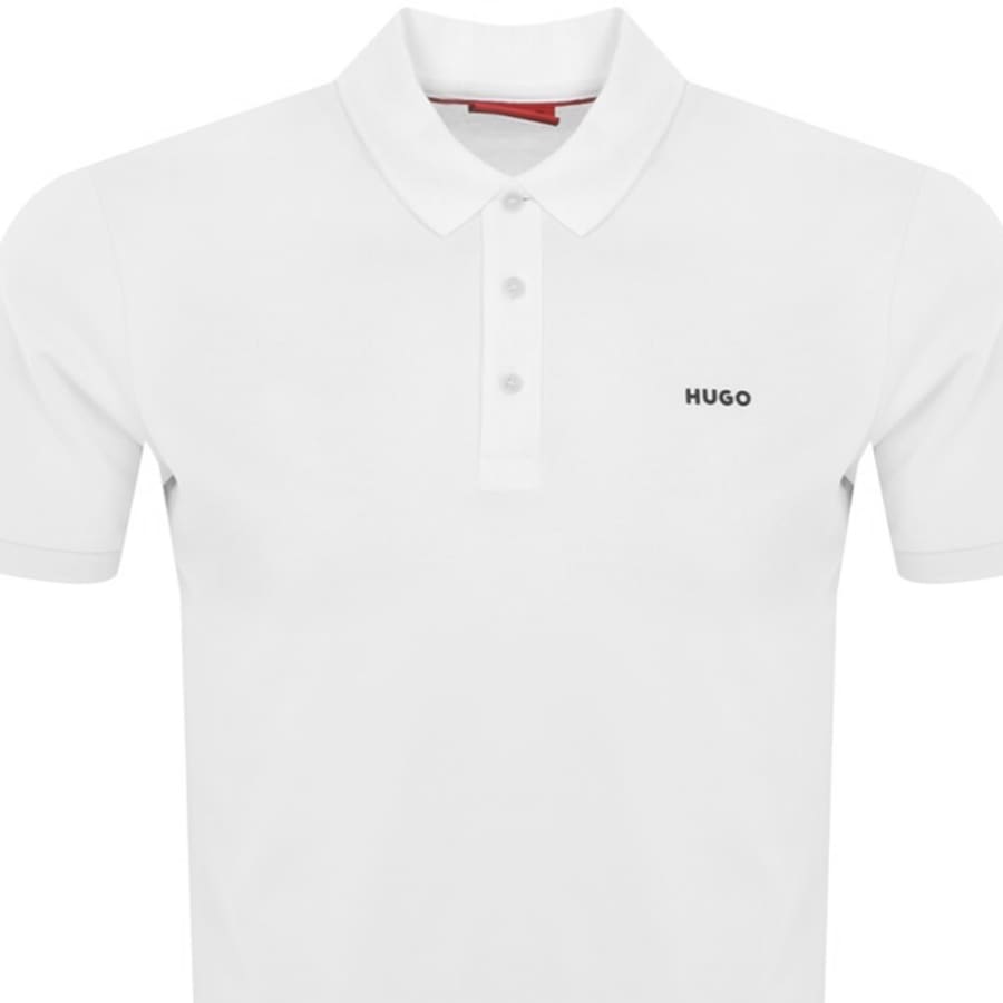 Image number 2 for HUGO Donos222 Polo T Shirt White