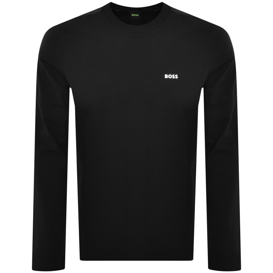 Image number 1 for BOSS Long Sleeved T Shirt Black