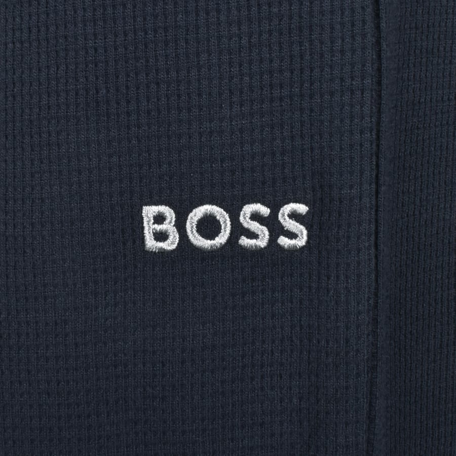 Image number 3 for BOSS Waffle Joggers Navy