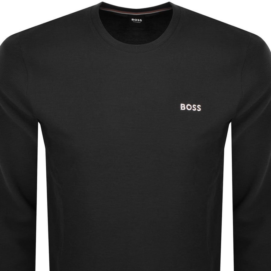 Image number 2 for BOSS Waffle T Shirt Black