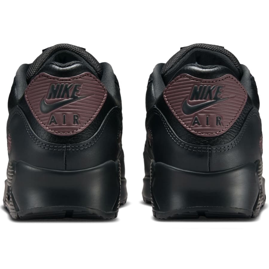 Image number 2 for Nike Air Max 90 Premium Trainers Black