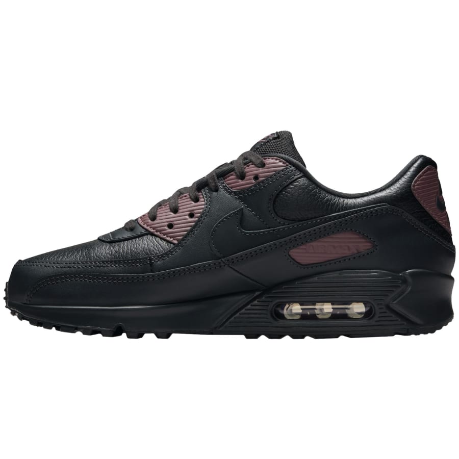 Image number 1 for Nike Air Max 90 Premium Trainers Black