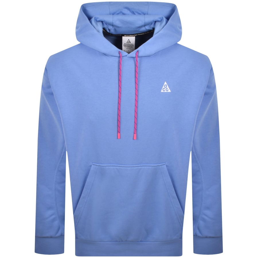 Image number 2 for Nike ACG Dri Fit Magic Hour Hoodie Blue
